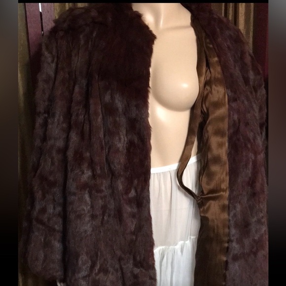 Vintage Brown Fur Coat - Picture 3 of 5